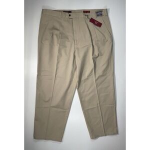 NORDSTROM Smartcare Men's Pants Khaki Brown Wrinkle Free Size 44x30 NWT